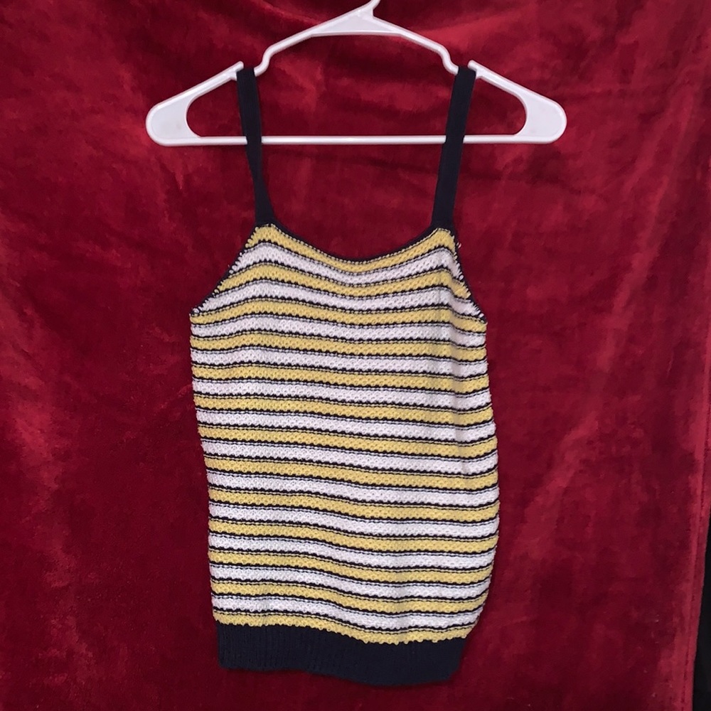 Stripe tank crop top
